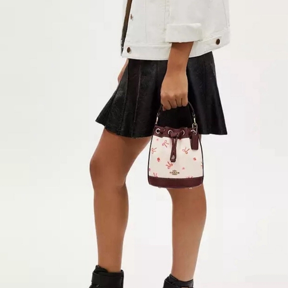 Coach Crossbody Bucket Bag - Picture 2 of 10